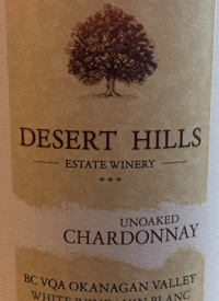Desert Hills Unoaked Chardonnaytext