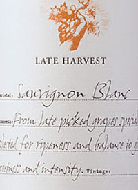 Errazuriz Sauvignon Blanc Late Harvesttext