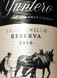 Yuntero Selección Gran Calidad Tempranillo Reservatext