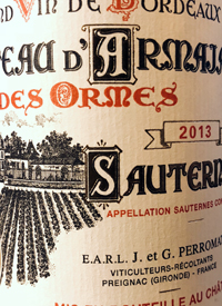 Chateau d'Armajan des Ormes Sauternestext