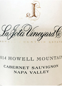 La Jota Vineyard Co. Howell Mountain Cabernet Sauvignontext