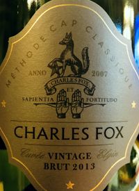 Charles Fox Cuvée Elgin Vintage Brut Method Cap Classiquetext