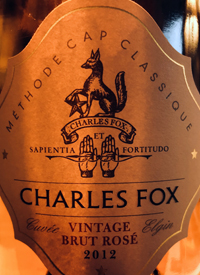 Charles Fox Cuvée Elgin Vintage Brut Rose Méthode Cap Classiquetext