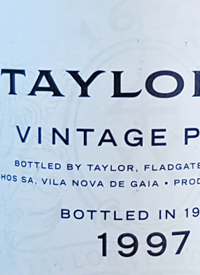 Taylor Fladgate Vintage Porttext