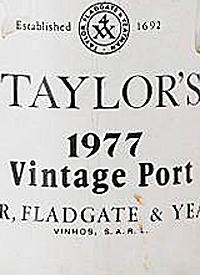 Taylor Fladgate Vintage Porttext