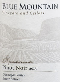 Blue Mountain Reserve Pinot Noirtext