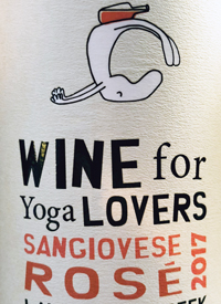 Wine for Yoga Lovers Sangiovese Rosetext