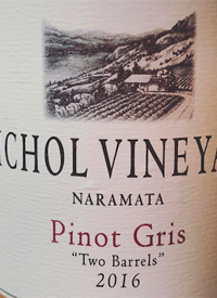 Nichol Vineyard Two Barrels Pinot Gristext
