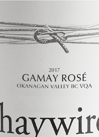 Haywire Gamay Noir Rosé Secrest Mountain Vineyardtext