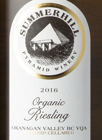Summerhill Pyramid Winery Riesling Organictext