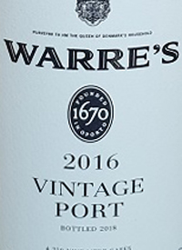 Warre's Vintage Porttext