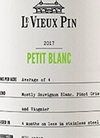 Le Vieux Pin Petit Blanctext