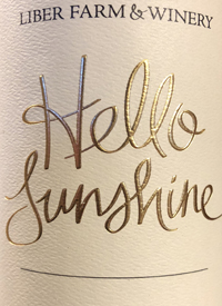 Liber Farm and Winery Hello Sunshinetext