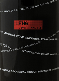 Laughing Stock Vineyards Syrah +11/10text