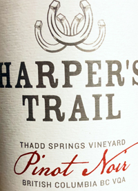 Harper's Trail Thadd Springs Vineyard Pinot Noirtext