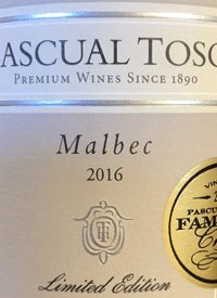 Pascual Toso Limited Edition Malbectext