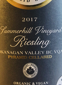 Summerhill Pyramid Winery Summerhill Vineyard Riesling Demeter Certified Biodynamictext