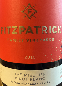 Fitzpatrick Family Vineyards The Mischief Pinot Blanctext