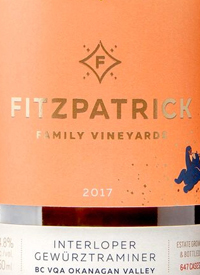 Fitzpatrick Family Vineyards Interloper Gewurztraminertext