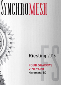 Synchromesh Wines Four Shadows Vineyard Rieslingtext
