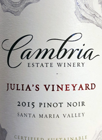 Cambria Pinot Noir Julia's Vineyardtext