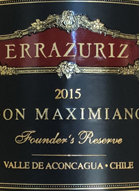 Errazuriz Don Maximiano Founder's Reservetext