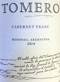 Tomero Cabernet Franctext