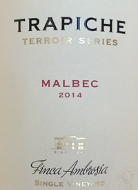 Trapiche Terroir Series Finca Ambrosia Malbectext