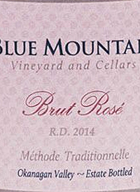 Blue Mountain Brut Rosé R.D. Méthode Traditionelletext