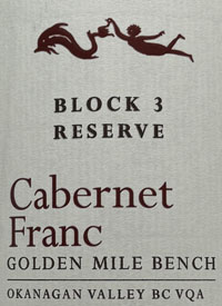 Hester Creek Block 3 Reserve Cabernet Franctext