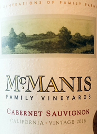 McManis Family Vineyards Cabernet Sauvignontext