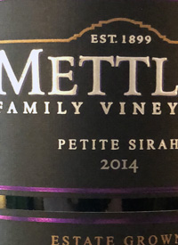 Mettler Family Vineyards Petite Sirahtext