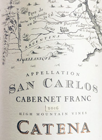 Catena San Carlos Cabernet Franctext