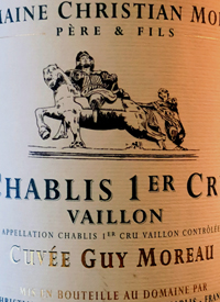 Domaine Christian Moreau Chablis 1er Cru Vaillontext