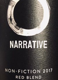 Narrative Non-Fiction Red Blend by Okanagan Crush Padtext