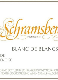 Schramsberg Blanc de Blancs Bruttext