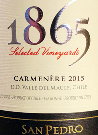 San Pedro 1865 Selected Vineyards Carmeneretext