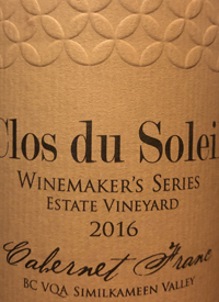 Clos du Soleil Winemaker's Series Cabernet Franctext