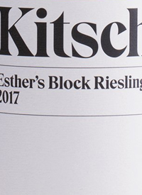 Kitsch Esther's Block Rieslingtext