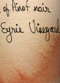 The Eyrie Vineyards Rosé of Pinot Noirtext