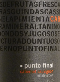 Punto Final Cabernet Sauvignontext