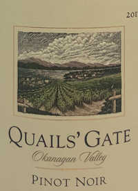 Quails' Gate Pinot Noirtext