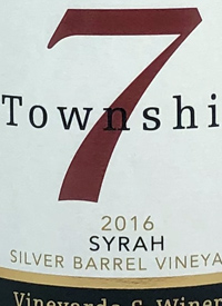 Township 7 Syrah Silver Barrel Vineyardtext