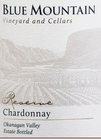 Blue Mountain Reserve Chardonnaytext
