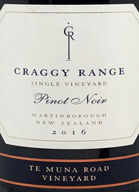 Craggy Range Single Vineyard Pinot Noirtext