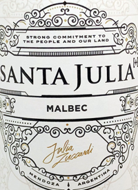 Santa Julia Malbec + Julia Zuccarditext