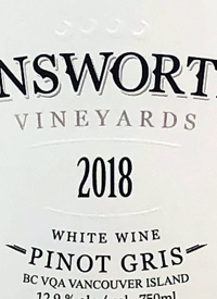 Unsworth Vineyards Pinot Gristext