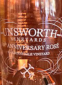 Unsworth Vineyards 10th Anniversary Rosétext