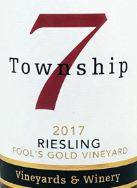Township 7 Riesling Fool's Gold Vineyardtext