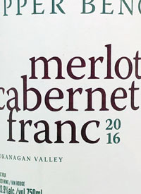 Upper Bench Merlot Cabernet Franctext